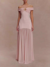 Elegant Floral-Embellished Strapless Bodycon Maxi Dress